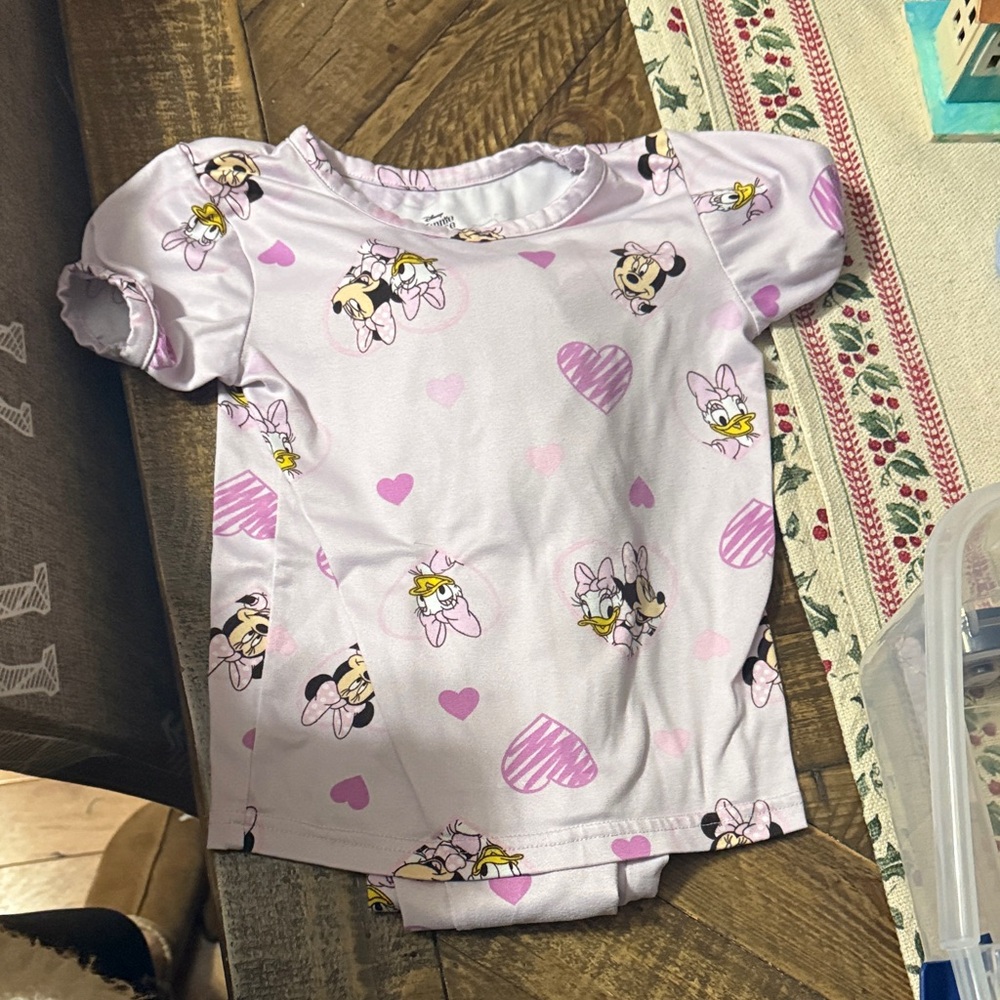 Disney Kids Minnie Mouse Lavender Tee